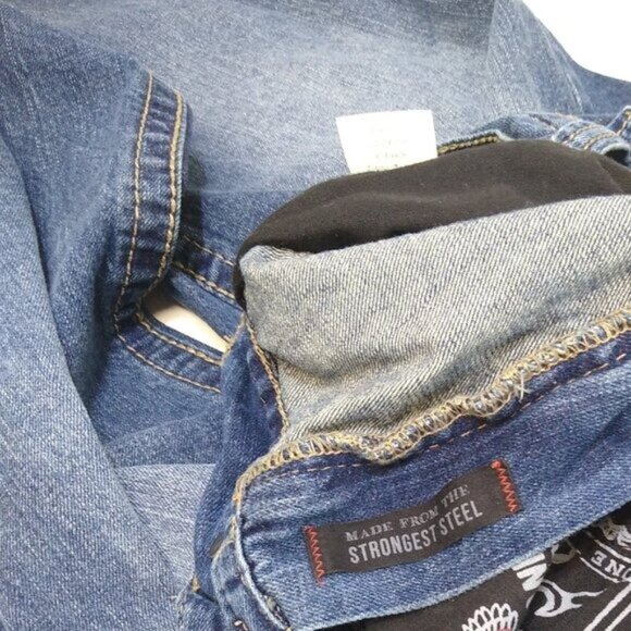 TK Axel Stonington Relaxed Straight Leg Mid-Rise Men 38x30 Jeans AX41007-100S - Picture 10 of 12